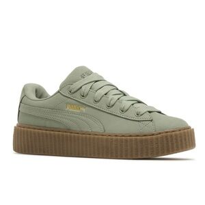Fenty Puma Women's Olive Platform Sneakers